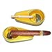 Anllee Ashtray,Cigar Ashtray for Indoor/Outdoor Use,Ceramic Material,Small and Cool Design(Yellow)