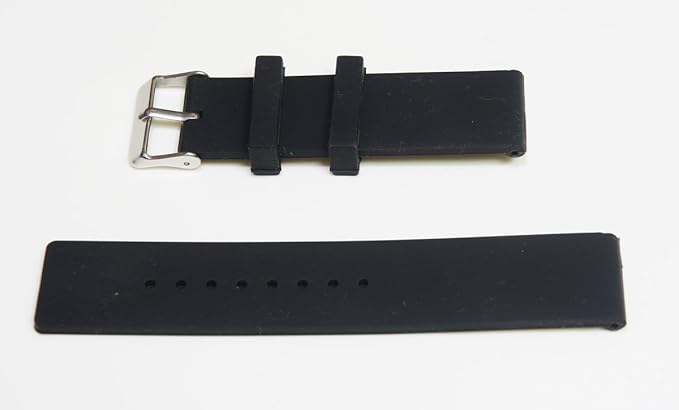 ccessory 24mm Deporte de Silicona Correa de Reloj Pulsera de ...