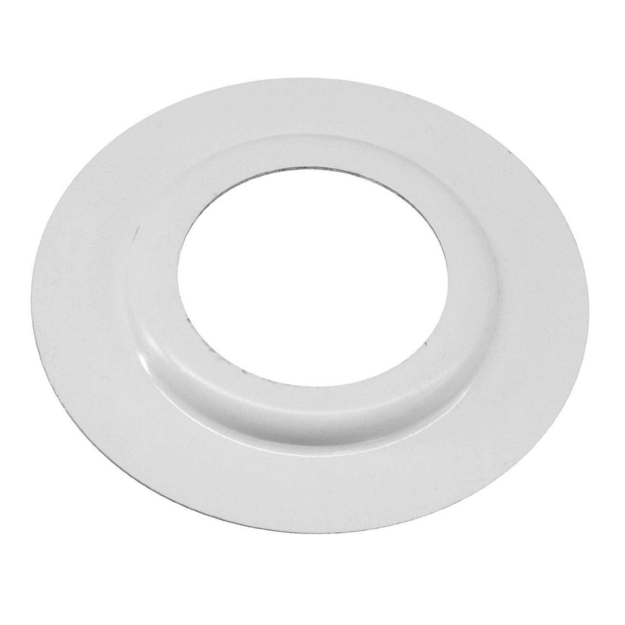 EliteKoopers 2 Pcs White Metal Lamp Shade Reducer Ring