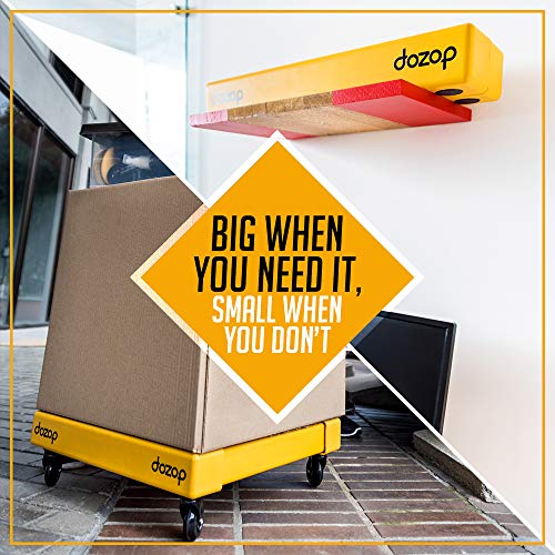 Dozop-Self-Contained-Compact-Dolly-Portable-Multipurpose-Four-Wheel-Moving-Cart-Lightweight-Heavy-Duty-HandtruckPush-Trolley-Small-Box-Appliance-Mover-for-Home