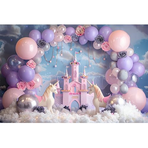 YongFoto Princess Castle Backdrop