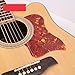 JIERUI Acoustic Guitar Pickguard Set, Self Adhesive, Pack of 6