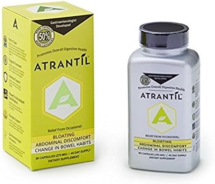 Atrantil Dietary Supplement, 90 Capsules Per Bottle (4 Pack)