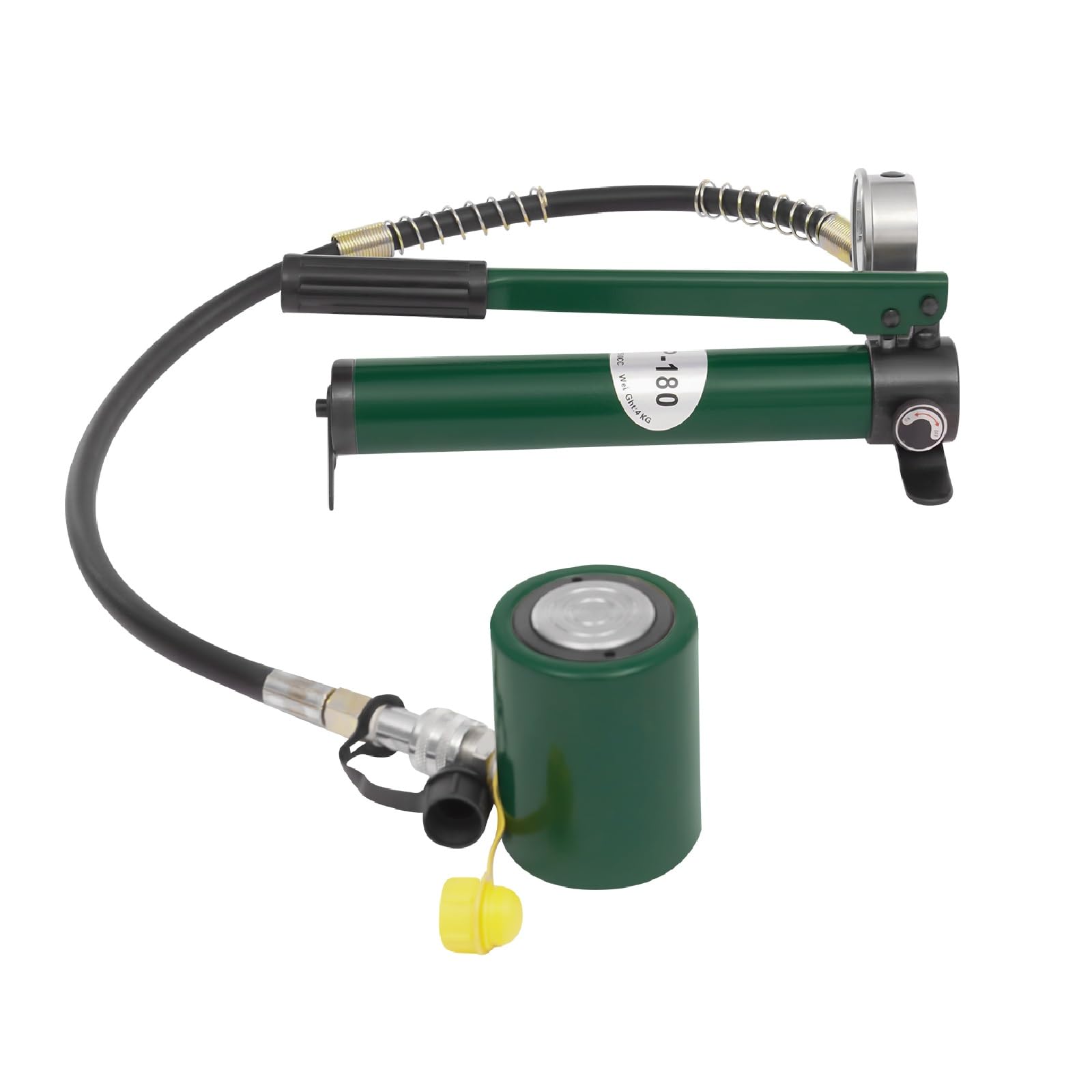 Photo 1 of *INCOMPLETE* NeNchengLi RSC-2050 Hydraulic Cylinder Jack and Hydraulic Hand Pump CP-180, 20T Hydraulic Jack Porta Power Kit 2In Stroke, Industrial Mini Hydraulic Lifting Cylinder