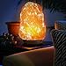 Wuudi Natural Hand Carved Crystal Himalayan Rock Salt Lamp with Amber light, Dimmer Control