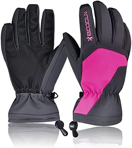 Ski Gloves Waterproof & Windproof Snowboard Ice Skating Gloves Warm Touch Screen Gloves