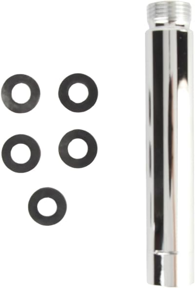 Haofy Stainless Steel Shower Head Extension Arm 4 Inch Round Bathroom Extender