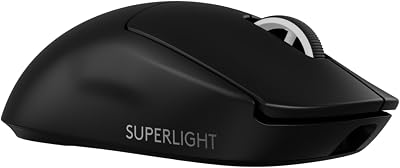 Mouse gamer sem fio Logitech G Pro X Superlight 2 SE, 60 g, 5 botões programáveis, sensor de 44.000 dpi, velocidade máxima >888 IPS, velocidade de resposta de 1 kHz, USB-C, PC/Mac - Preto