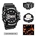 Casio G-Shock Black and Silver-Tone Dial Resin Quartz Men's Watch GA400GB-1A
