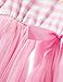NNJXD Girl Shinny Stripe Baby Girl Long Sleeve Printed Tutu Dress Gold&Light Pink 10-12 Months