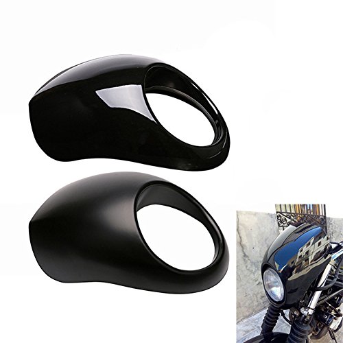 Oda Motorcycle Fairing Motorcycle Front Headlight Cowl Fairing Retro Mask for Harley Sportster Dyna 883 - Thumbnail 3