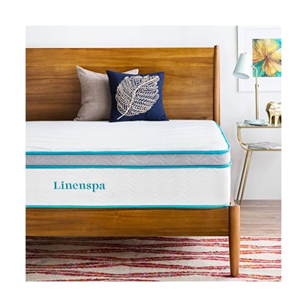 Linenspa 12 Inch Gel Memory Foam Hybrid Mattress Ultra Plush