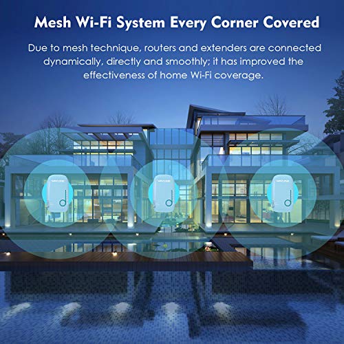 WAVLINK Mesh WiFi System, Dual-Band Gigabit Mesh WiFi Extenders, Up to ...