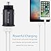 Bekerbro Small USB Car Charger, Zinc-alloy Shell 4.8A 24W Dual Smart Port for iPhone 7 / 6s / Plus, iPad Pro / Air 2 / mini, Galaxy S7 / S6 / Edge / Plus, Note 5 / 4, LG, HTC and More (Space Grey)