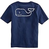 Vineyard Vines Girls' Vintage Whale Short-Sleeve Pocket Tee