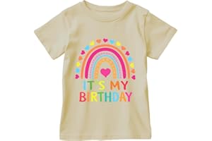 Birthday Girl Shirt 2nd 3rd 4th 5th 6th 7th Girls Birthday Tshirts Cotton Short Sleeve Tee Tops Outfit