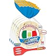 La Banderita Carb Counter® Street Taco Flour Tortillas - 0g Net Carbs - Keto Friendly - 4.5" - 16 Count, 10.2 oz. - 4 Packs with ValorServe™ Mini Kitchen Utensil - Low Carb Tortillas
