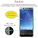 [3-Pack] BlackBerry KEYone Screen Protector, J&D Glass Screen Protector [Tempered Glass] HD Clear Ballistic Glass Screen Protector for BlackBerry KEYone - Protect Screen from Drop and Scratch