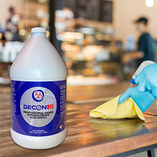 DECON911 Professional Grade Hypochlorous Acid (HOCL) Cleaner