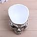 RMM White Antique Sculpture Human Skull Planter Garden Storage Pots Container Macetas Decoration Flower Pot for Home Decor