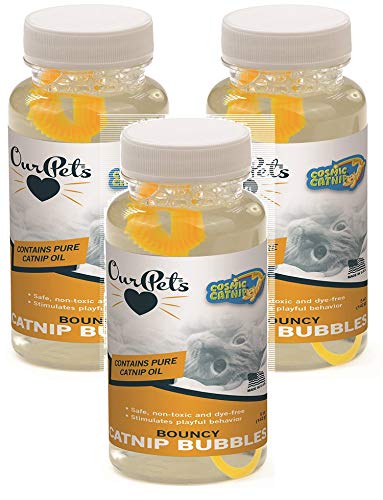 Our Pets Catnip Bouncy Bubbles Cat Toy, 5 Ounce, 3 Pack