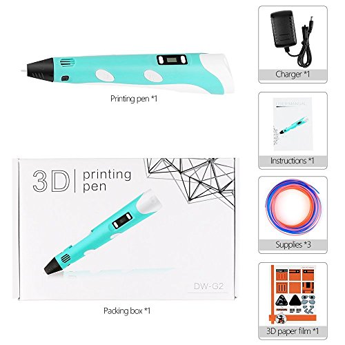 3D Pen, 3D Doodler Drawing Printing Pen, Christmas Gifts/ Present and Toys for Girls & Boys - Modern Arts and Crafts Tool - Thumbnail 7