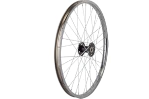 WheelMaster Rear Bicycle Wheel for Trike, 24 x 1.75 36H, Steel, Bolt On, Silver