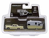 1967 FORD CUSTOM & SHASTA 15' AIRFLYTE * Hitch & Tow Series 5 * 2015 Greenlight Collectibles Truck & Trailer Limited Edition 1:64 Scale Die-Cast Vehicle Set