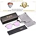 SOJOS Cat Eye Sunglasses for Women Fashion Designer Style Mirrored Lenses SJ1001 with Gold/Purple