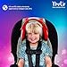 NapUp Child Car Seat Head Support - A Comfortable Safe Sleep Solution (Red).