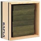 KAPLA 40 Squares Green - Wooden Construction Set - 40 Green Colored Building Planks - for Ages 3+