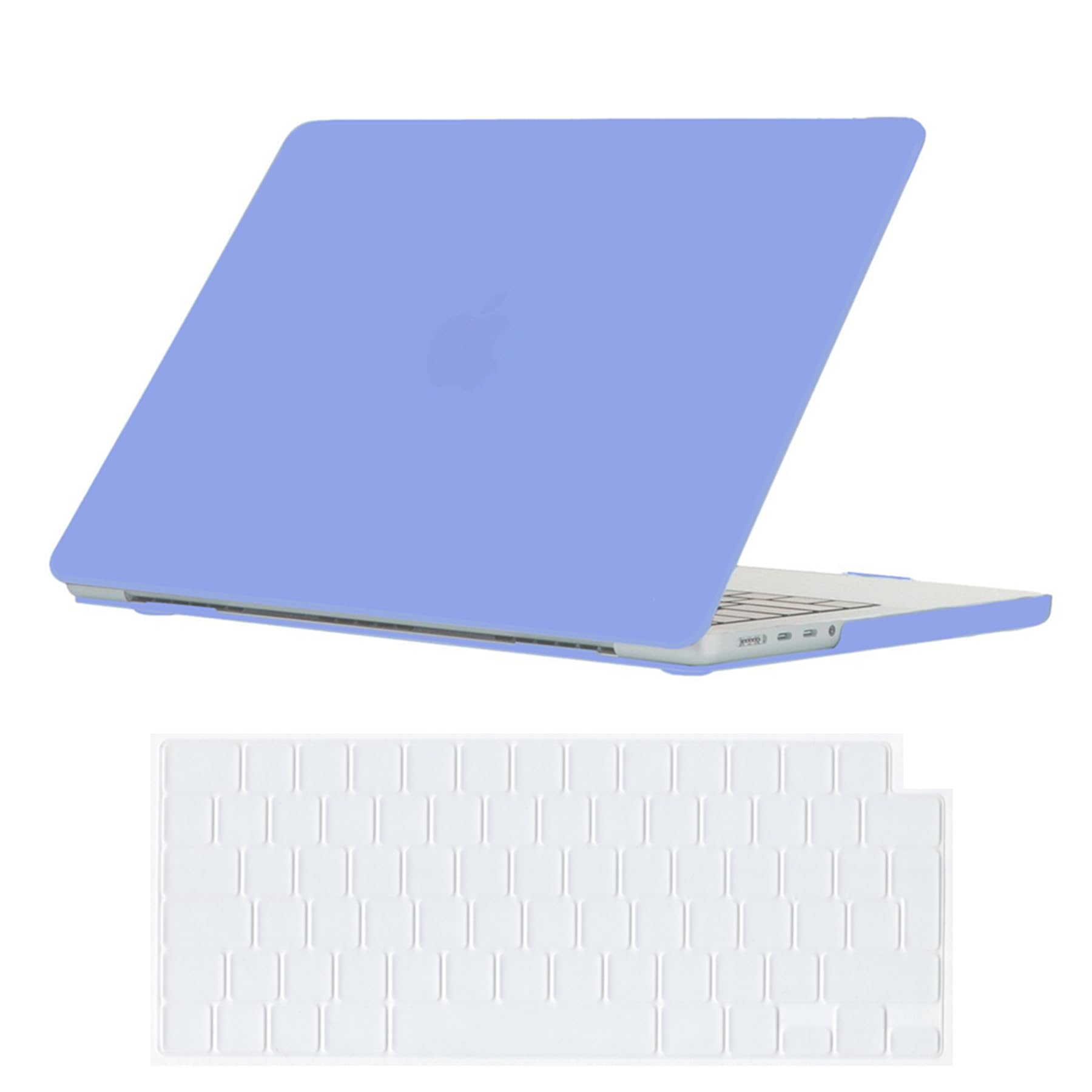 Se7enline Compatible with 2024 2023 2022 2021 MacBook Pro 16 inch Case Hard Shell Laptop Cover for 16-inch MacBook Pro New Model A2991 A3403 A2780 A2485 M4 M3 M2 M1 &Keyboard Skin, Serenity Blue