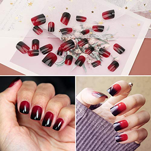 image for 72pcs False Nails Set, Segbeauty Full Cover Manicure Fake Nails Tips R