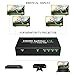 Hhusali 1x4 HDMI Splitter 1 In 4 Out Digital 1 x 4 Splitters with Full HD 4K x 2K, 3840 × 2160, 3D Support