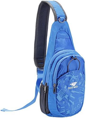 YHLCSQ Small Crossbody Sling Backpack, Backpack for Traveling Mini Sling Purse Chest Bags for Men&amp;Women kid Boys Girls Multipurpose Casual Daypack Hiking Shoulder Bag, Blue