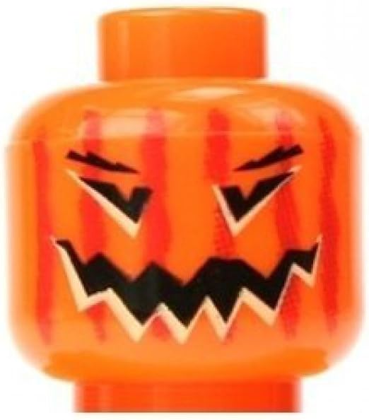 LEGO Pumpkin Minifigure Head Halloween JackOLantern, Building Sets