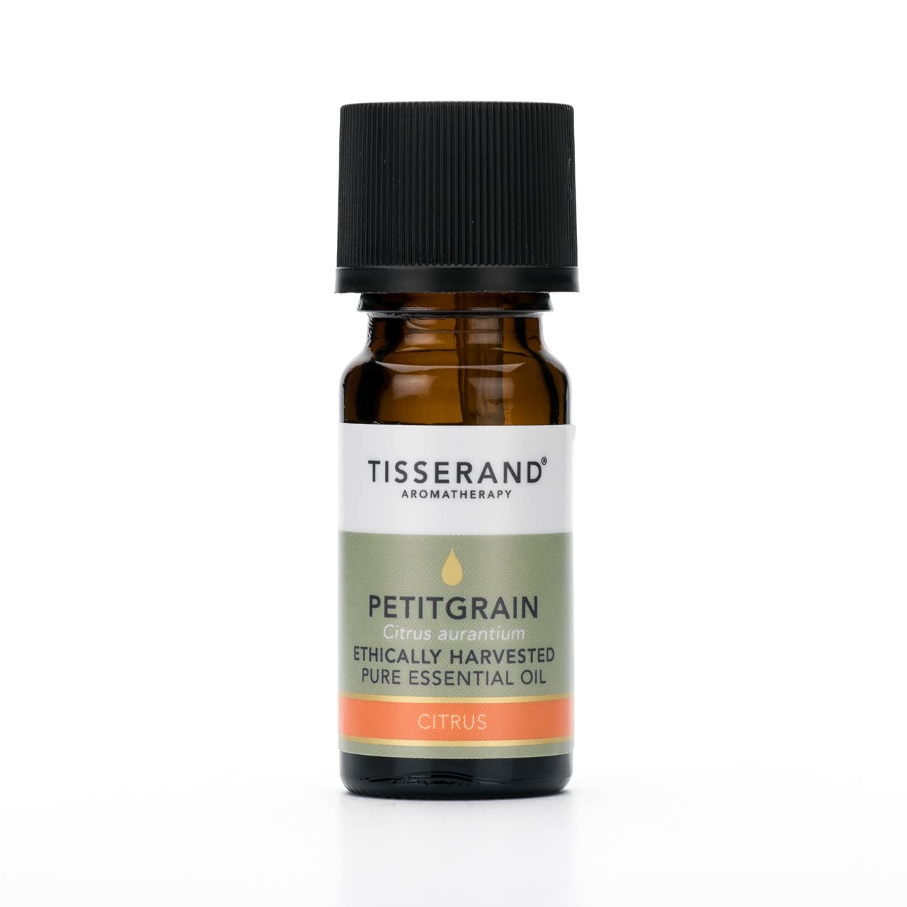 Tisserand Aromatherapy - Ethically Harvested Petitgrain Essential Oil, Massage Oil - Ethically Harvested Petitgrain, Bath Oil, Aromatherapy Oil - 100% Pure and Natural Essential Oil - 9 ml