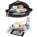 Zicac Men's Retro Small Canvas Cross Body Messenger Bags Satchel Bag (Black)