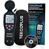 Data Logging Function Decibel Sound Level Meter with Backlight Display High Accuracy Measuring 30dB~130dB Instrument Compact Professional (with CD software)