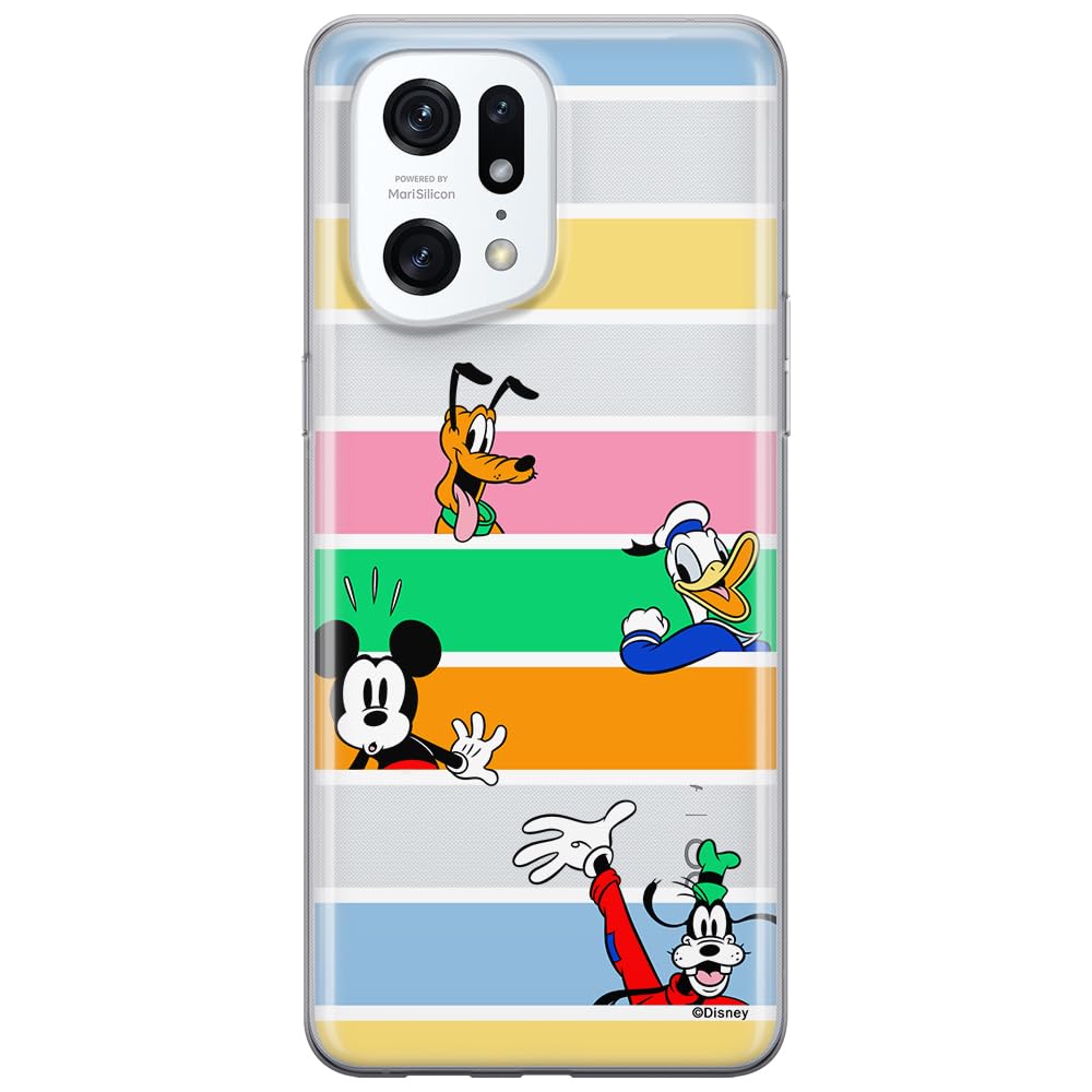 ERT GROUP mobile phone case for Oppo FIND X5 PRO original and officially Licensed Disney pattern Disney Friends 017 optimally adapted to the shape of the mobile phone, partially transparent