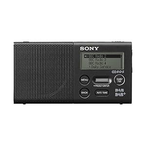 Sony XDRP1DBPB.CE7 Zakradio, Dab/Dab+, 20 uur accu, Zwart