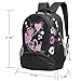 Hynes Eagle Sweetheart Pattern Kids Backpack Black