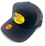 BestsBrands, Authentic Bass Pro Shops Logo Mesh Cap for Kids and Youth Adjustable. Size Kids / Youth (Navy)