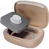 Doohoeek Updated Charging Case Compatible with Oura Ring 5 &amp; 4 &amp; 3 Charger, Wireless Power Station Fits Official Chargers &amp; Fit All-Sized Rings Gen 5 &amp; 4 &amp; 3 1000mAh (Official Charger NOT Included)