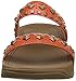FitFlop Women's Biker Chic Slide Dress Sandal, Flame, 6 M US