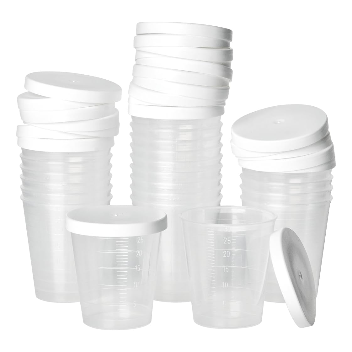 VBS 24 mini cups with lid, 30 ml