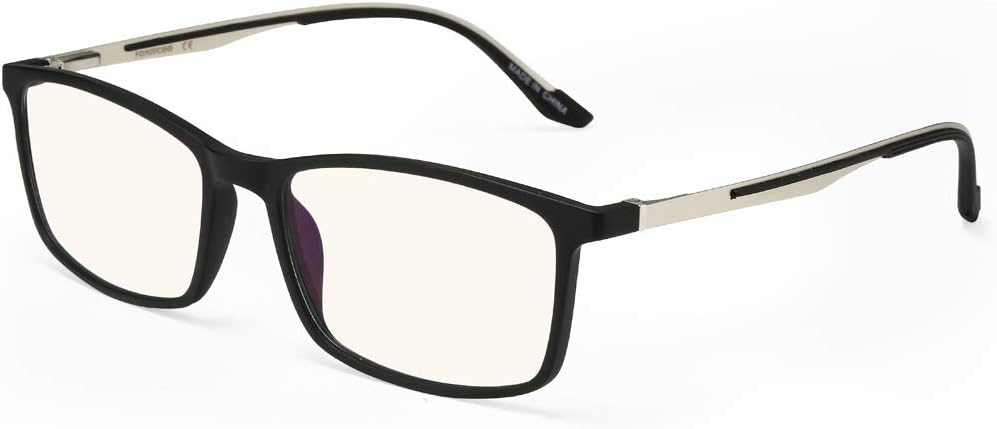FONHCOO Blue Light Blocking Glasses Anti Blue Ray Computer Game Eyeglasses Lightweight Anti-Glare, Anti Eye Fatigue