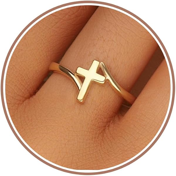 Amazon.com: Barzel 18k Gold Plated Cubic Zirconia Double Cross