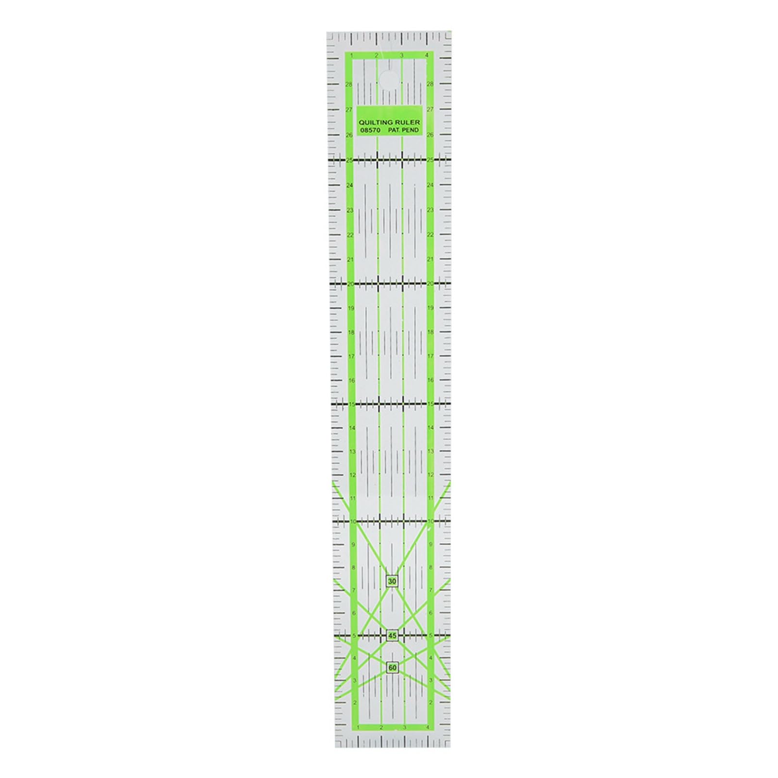 Hyuduo 30cm Quilting Ruler Acrylic Transparent Sewing Ruler for Precision Cutting, Quilting Tool for Dressmaking & DIY Fabric Projects