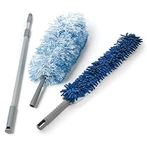 O-Cedar Dual-Action Microfiber Duster Set with Extendable Handle